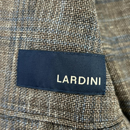 LARDINI JR0526AQ Wool Linen Cotton Blazer Brown Size 52