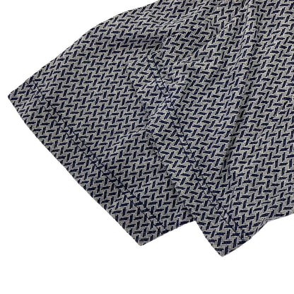 Christian Dior Navy Cotton All-Over Polo Shirt Size L