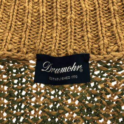 Drumohr Beige Green Linen Cotton Knit Cardigan Size 50