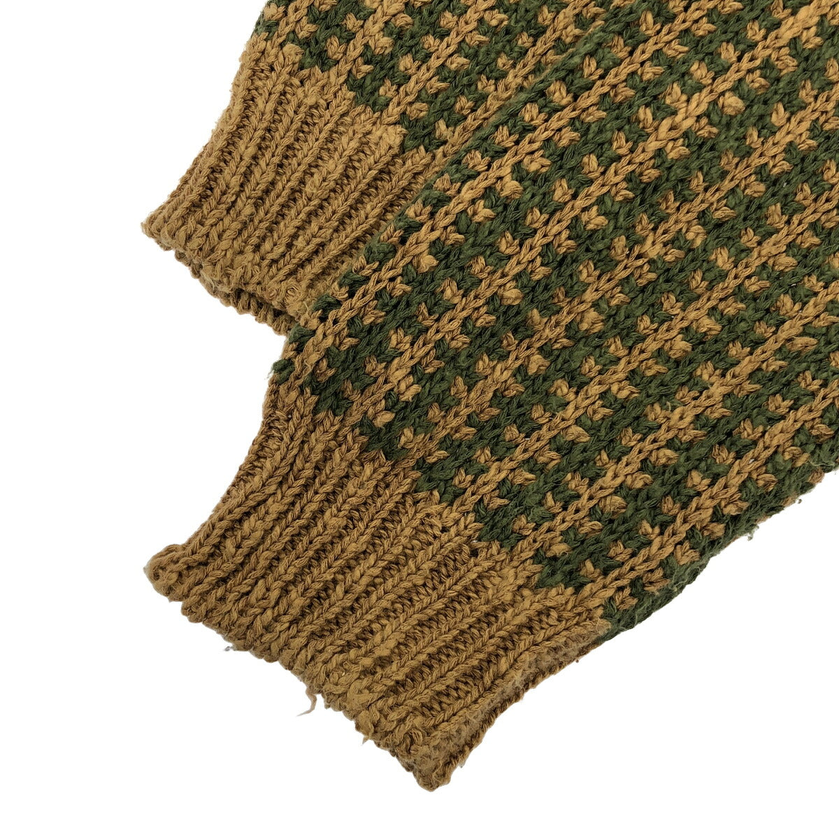 Drumohr Beige Green Linen Cotton Knit Cardigan Size 50