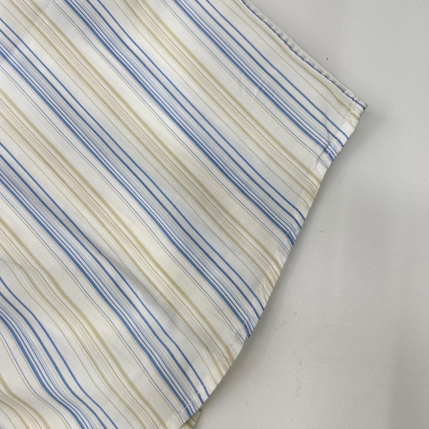 HERMES Striped Cotton Long Sleeve Shirt Size 40-15