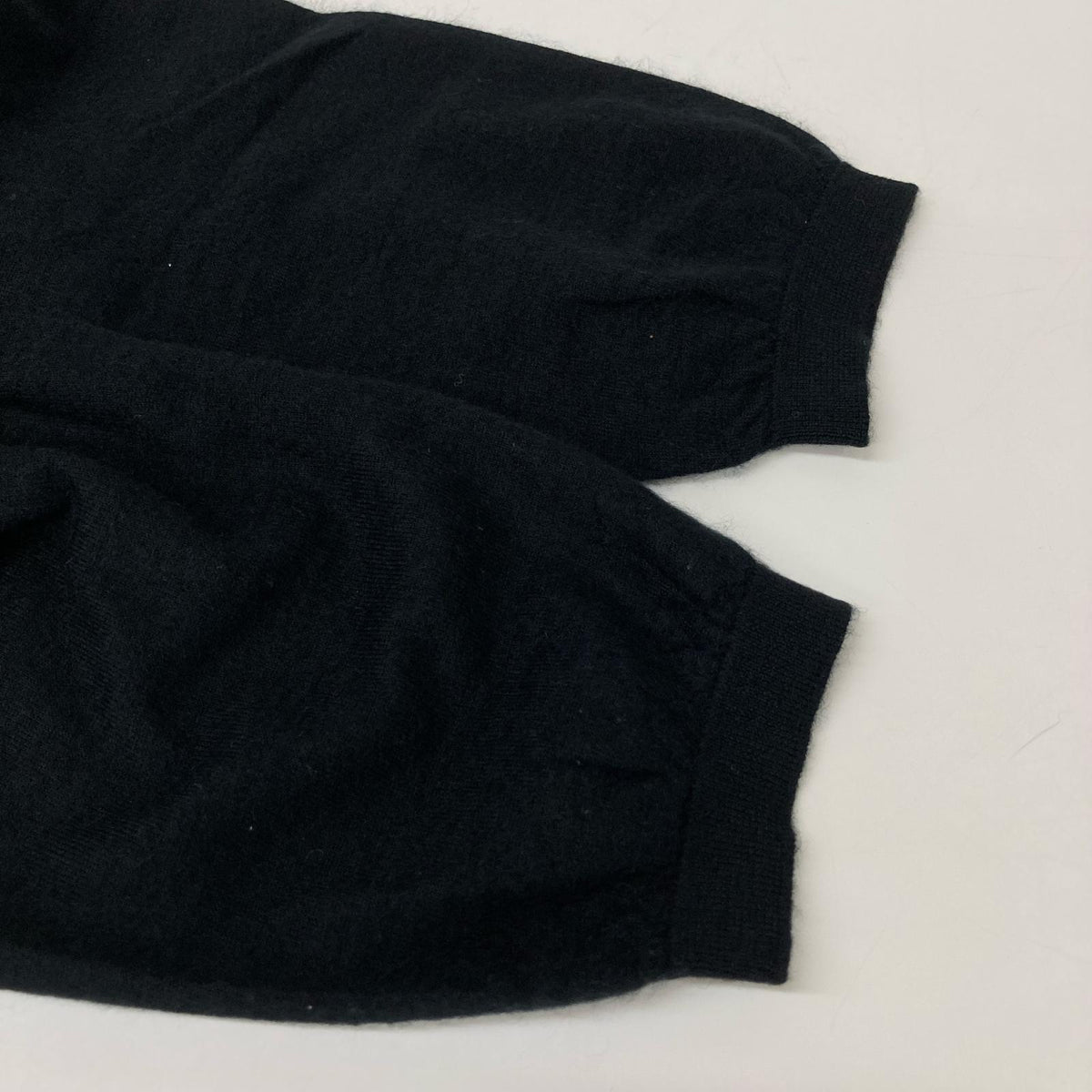 GUCCI Cashmere Long Sleeve Polo Shirt Black Size L