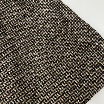BOGLIOLI Brown DOVER Wool Silk Houndstooth Blazer Size 50