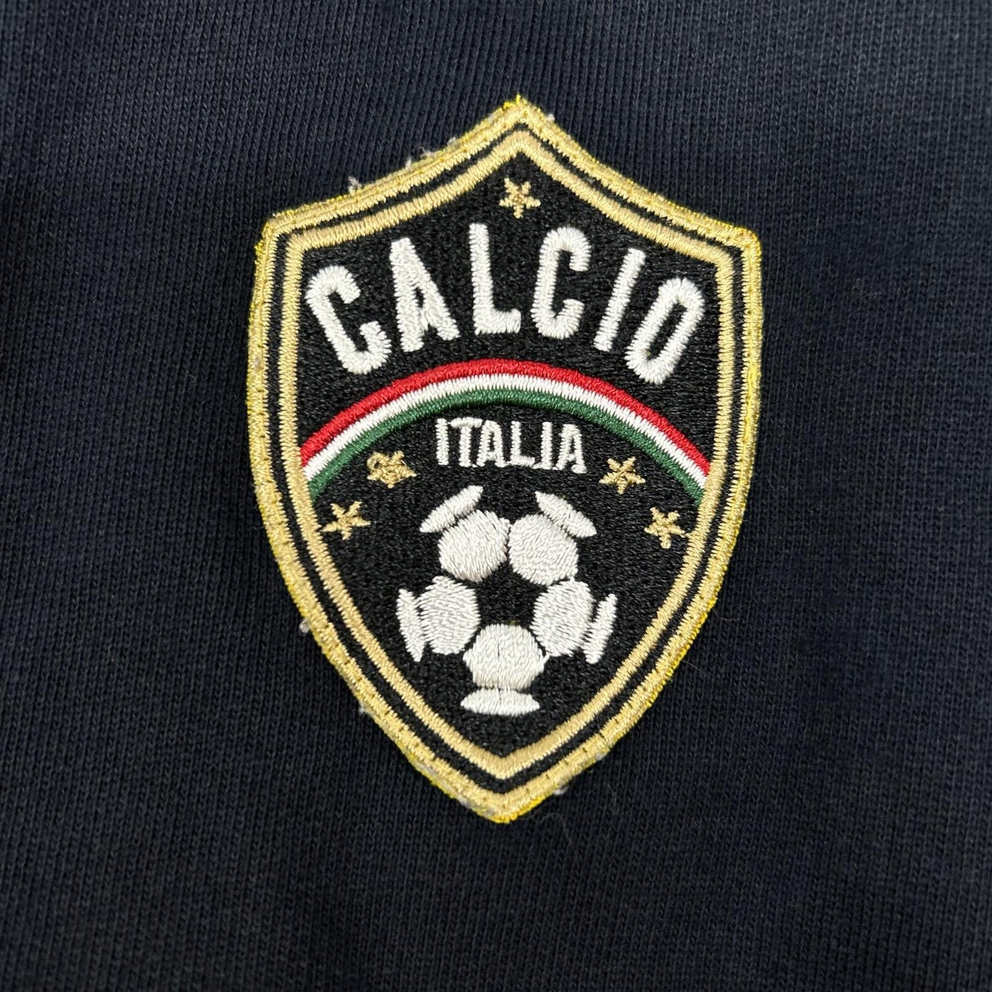 DOLCE&GABBANA Navy Cotton Emblem Patch Track Jacket Size 48