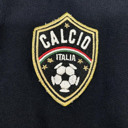 DOLCE&GABBANA Navy Cotton Emblem Patch Track Jacket Size 48