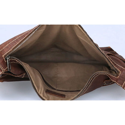 BOTTEGA VENETA 179335 Leather Shoulder Bag Dark Brown