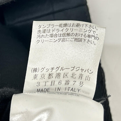 GUCCI Black Wool Dress Pants Size 44