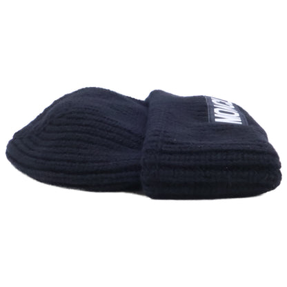 MONCLER Wool Knit Cap Black Size ONE SIZE