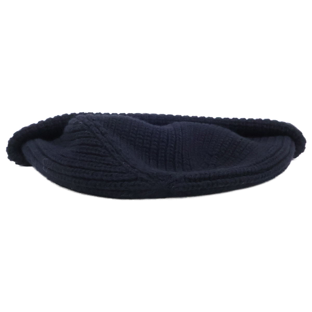 MONCLER Wool Knit Cap Black Size ONE SIZE