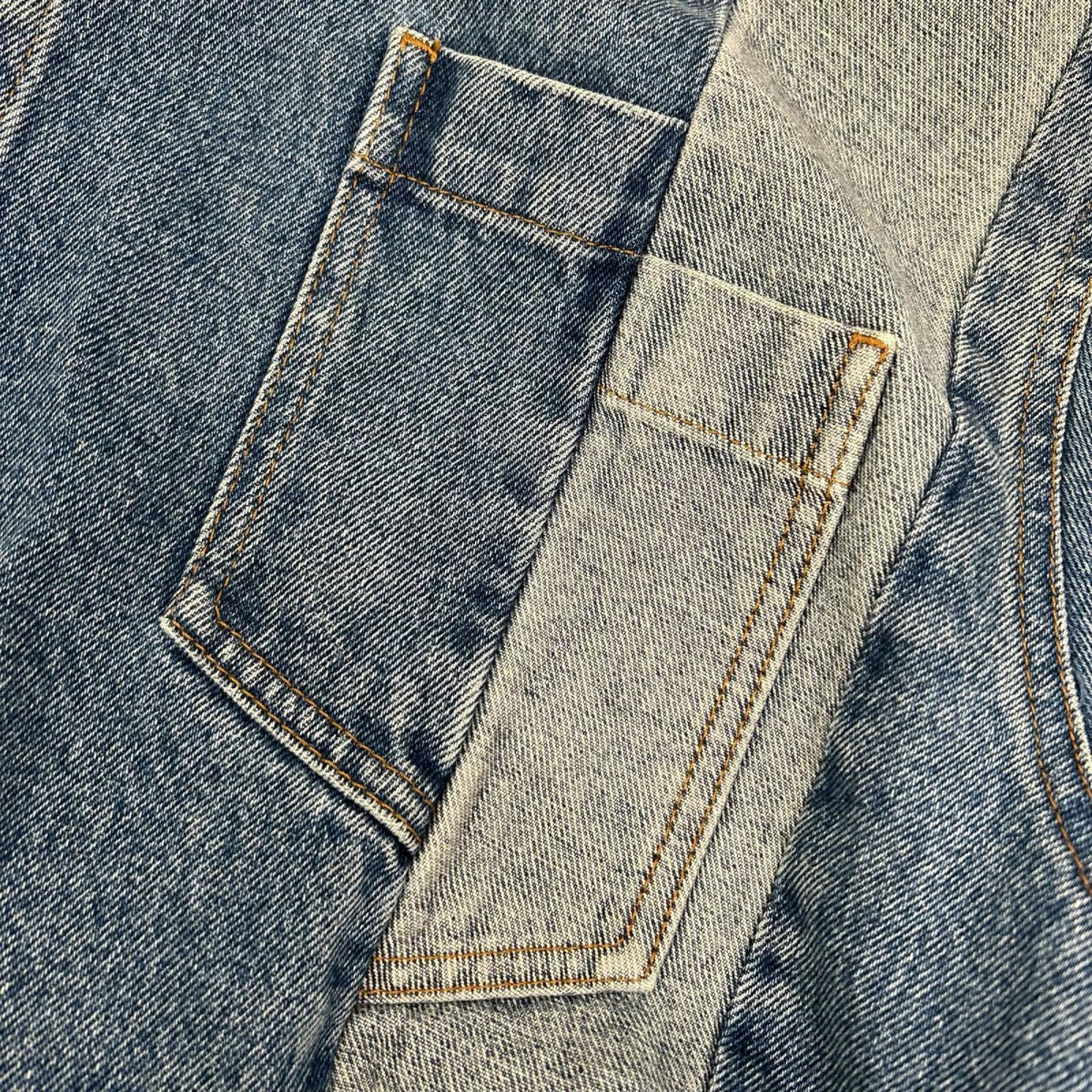 MM6 24AW Reconstructed Indigo Denim Jacket Size 44