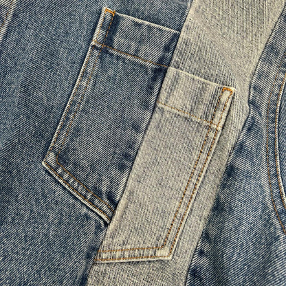 MM6 24AW Reconstructed Indigo Denim Jacket Size 44