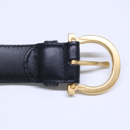 SalvatoreFerragamo Gancini Buckle Leather Belt Size 34
