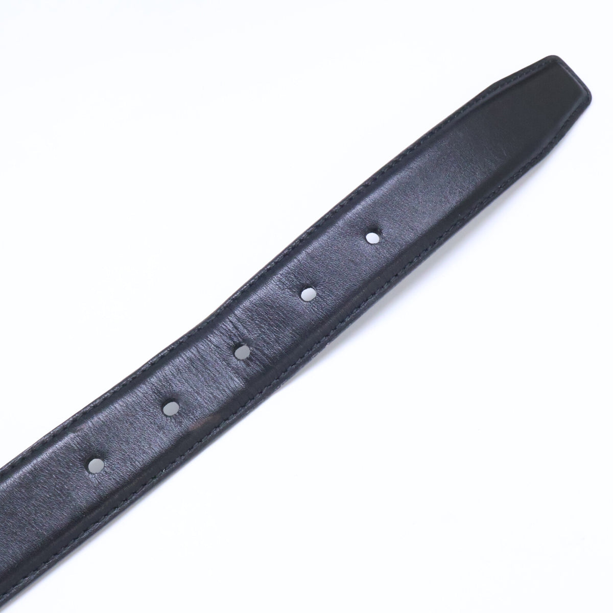 SalvatoreFerragamo Gancini Buckle Leather Belt Size 34