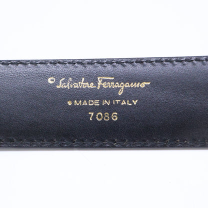SalvatoreFerragamo Gancini Buckle Leather Belt Size 34