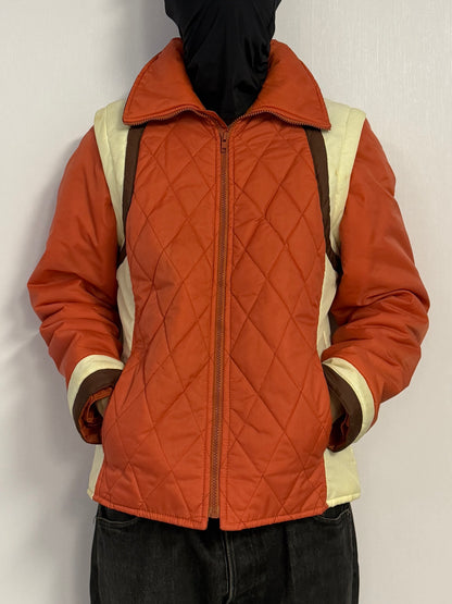 JCPenney Vintage Gimmick Zip Nylon Jacket Multi Size L