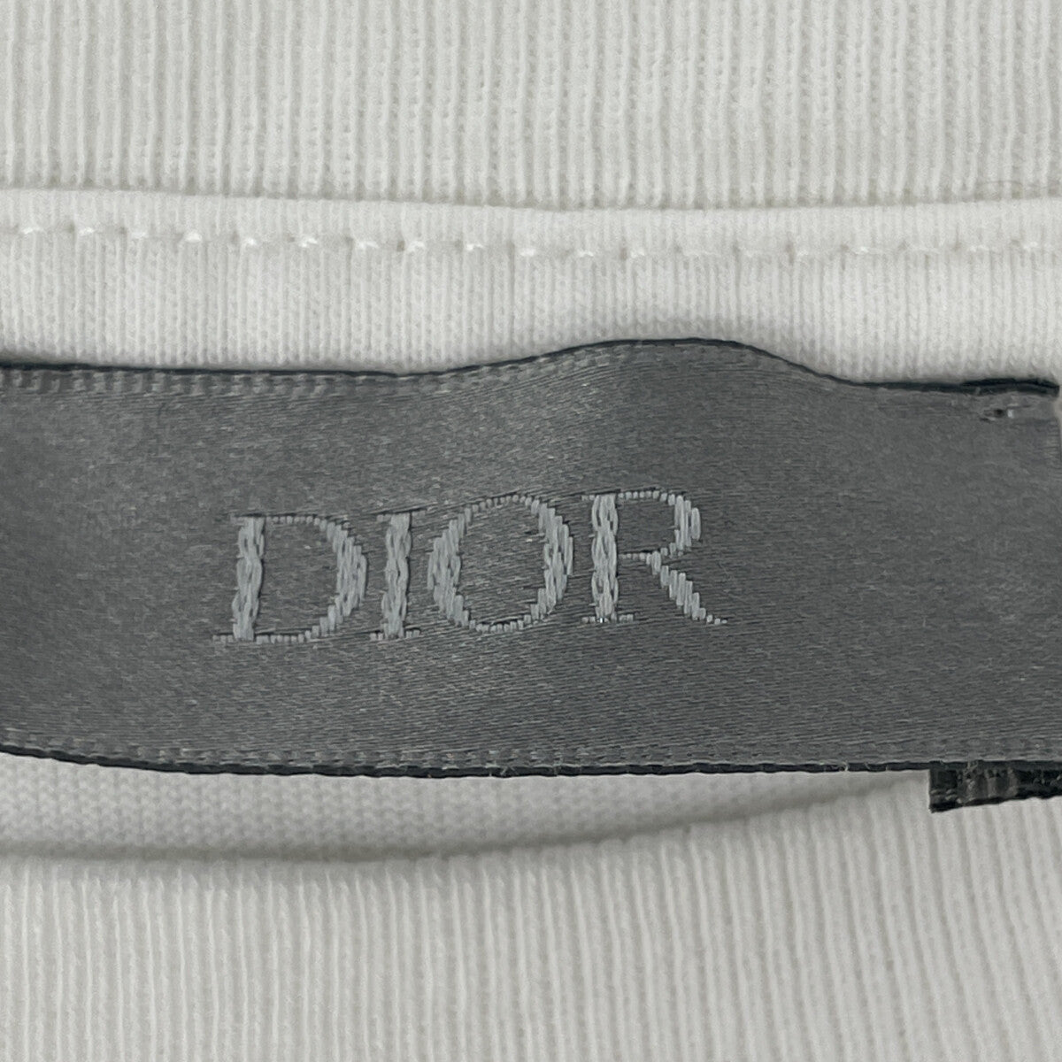 DIOR SS24 White/Pink Logo Cotton T-Shirt Size L