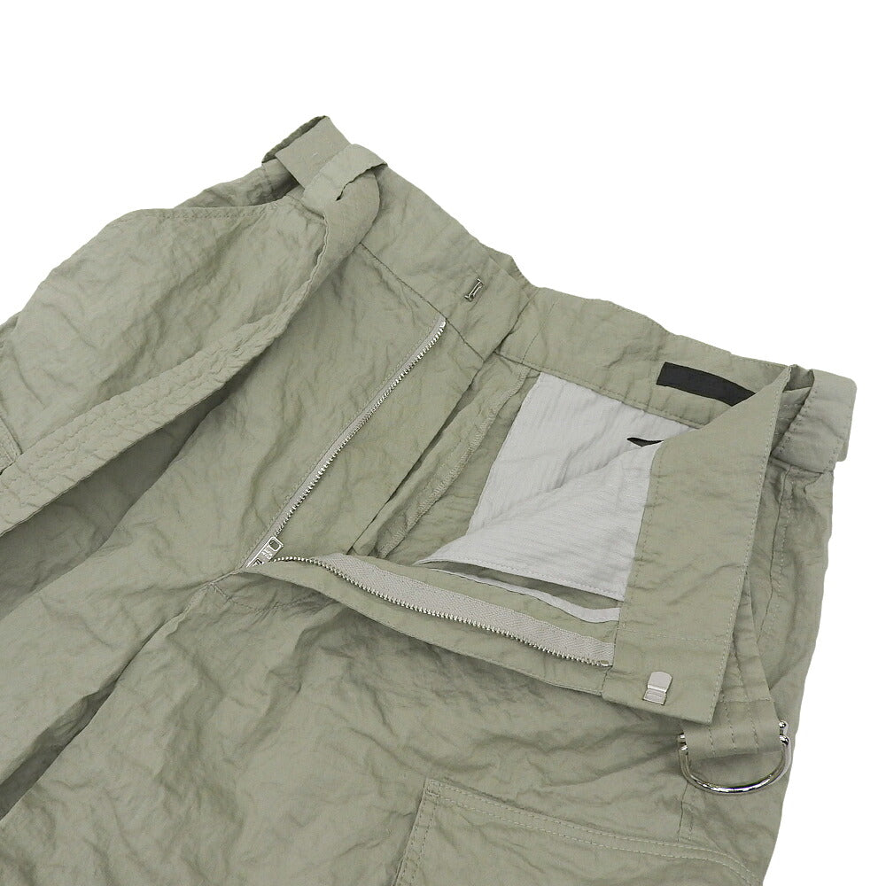PRADA 24SS Khaki Stretch Cotton Bermuda Shorts Size S