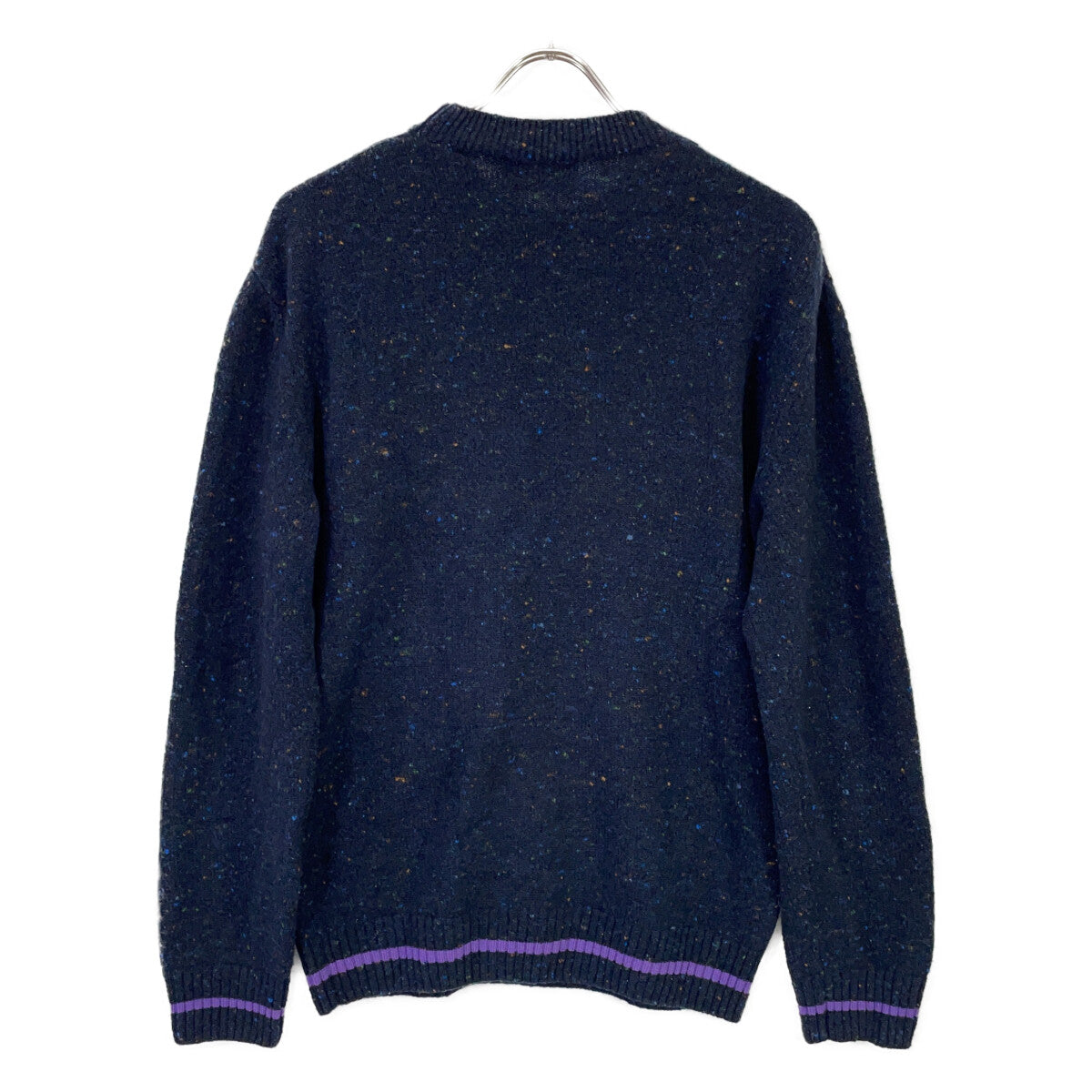 HERMES Navy Cashmere Blend Knit Sweater Size XS