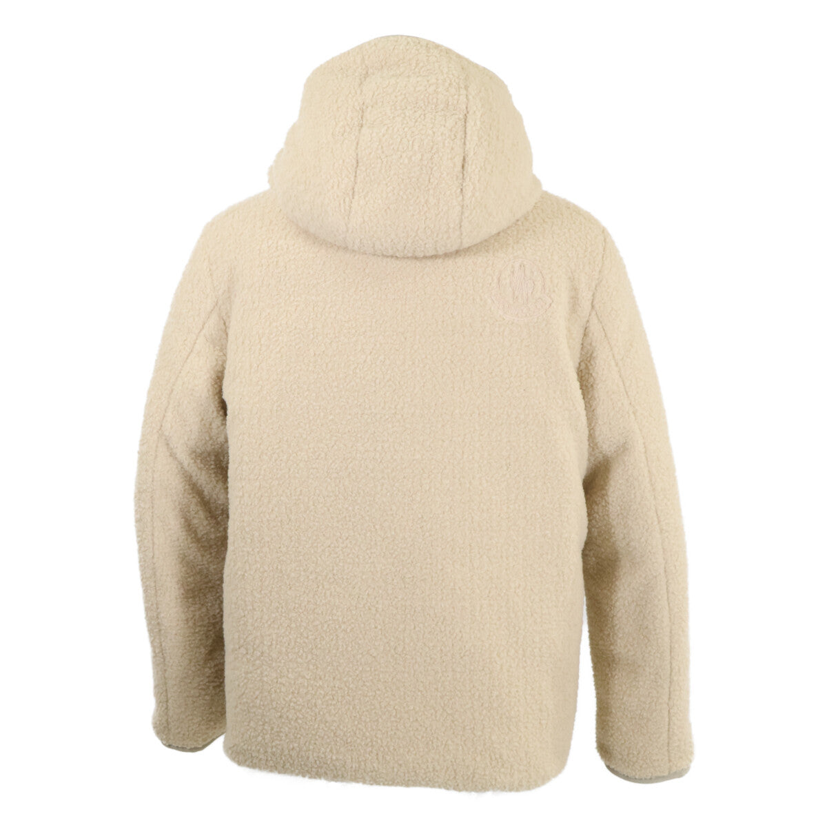 MONCLER HAFFNER Genius Reversible Boa Jacket Beige Size 2