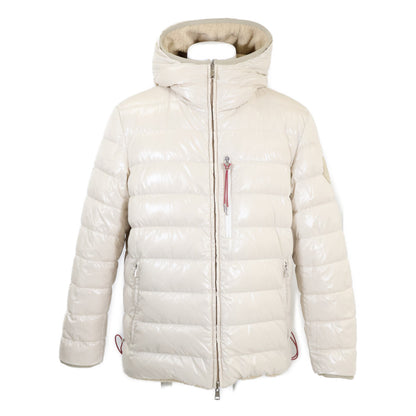 MONCLER HAFFNER Genius Reversible Boa Jacket Beige Size 2