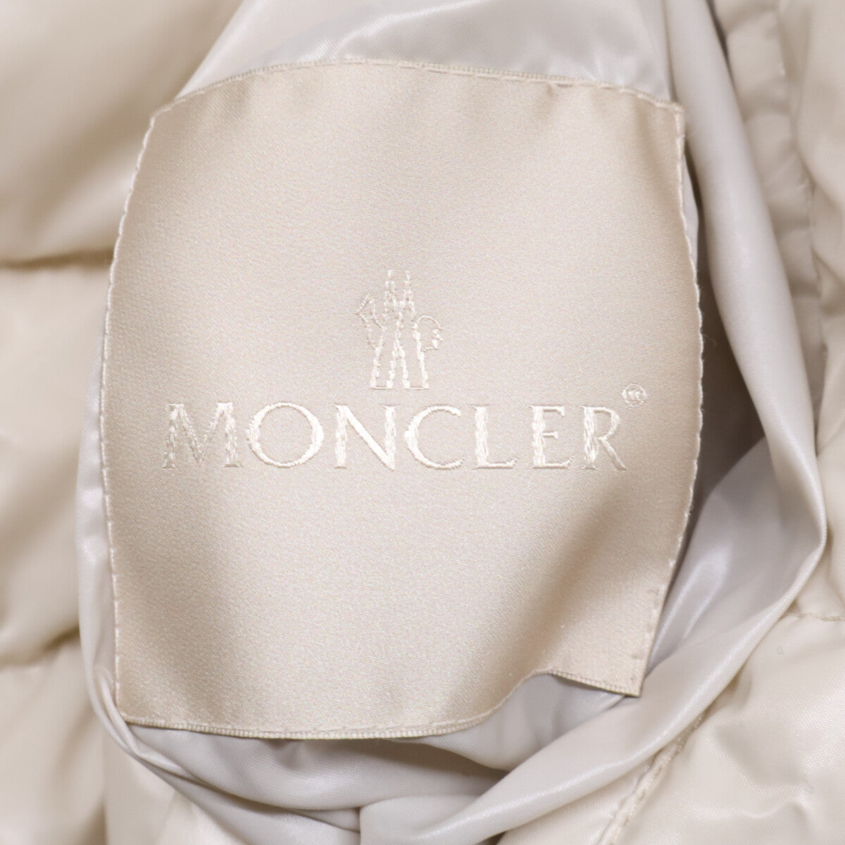 MONCLER HAFFNER Genius Reversible Boa Jacket Beige Size 2