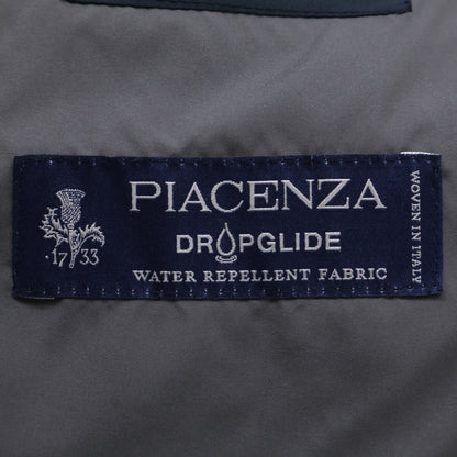 HERNO PIACENZA Cashmere Silk Fur Trim Jacket Gray Size 48