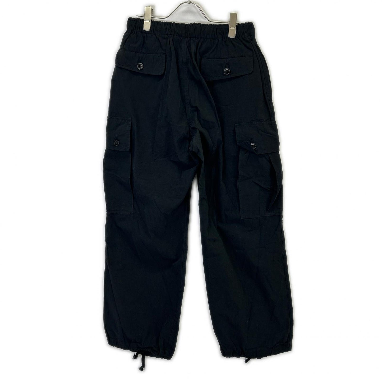 marka Black Organic Cotton Fatigue Cargo Pants Size 1