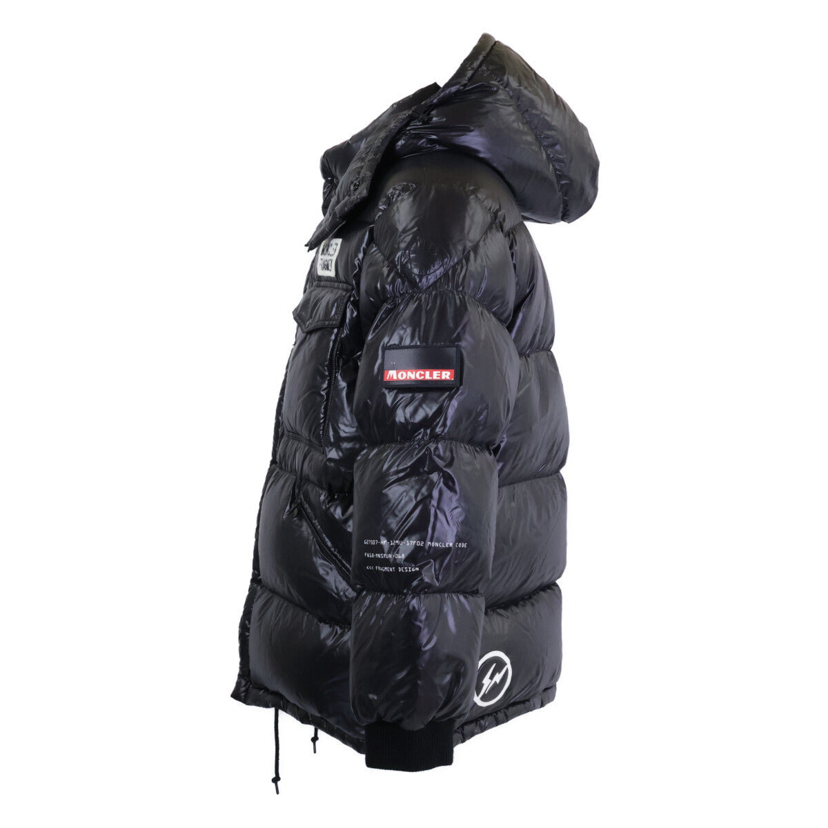 MONCLER x Fragment Genius Anthem Down Jacket Black Size 2