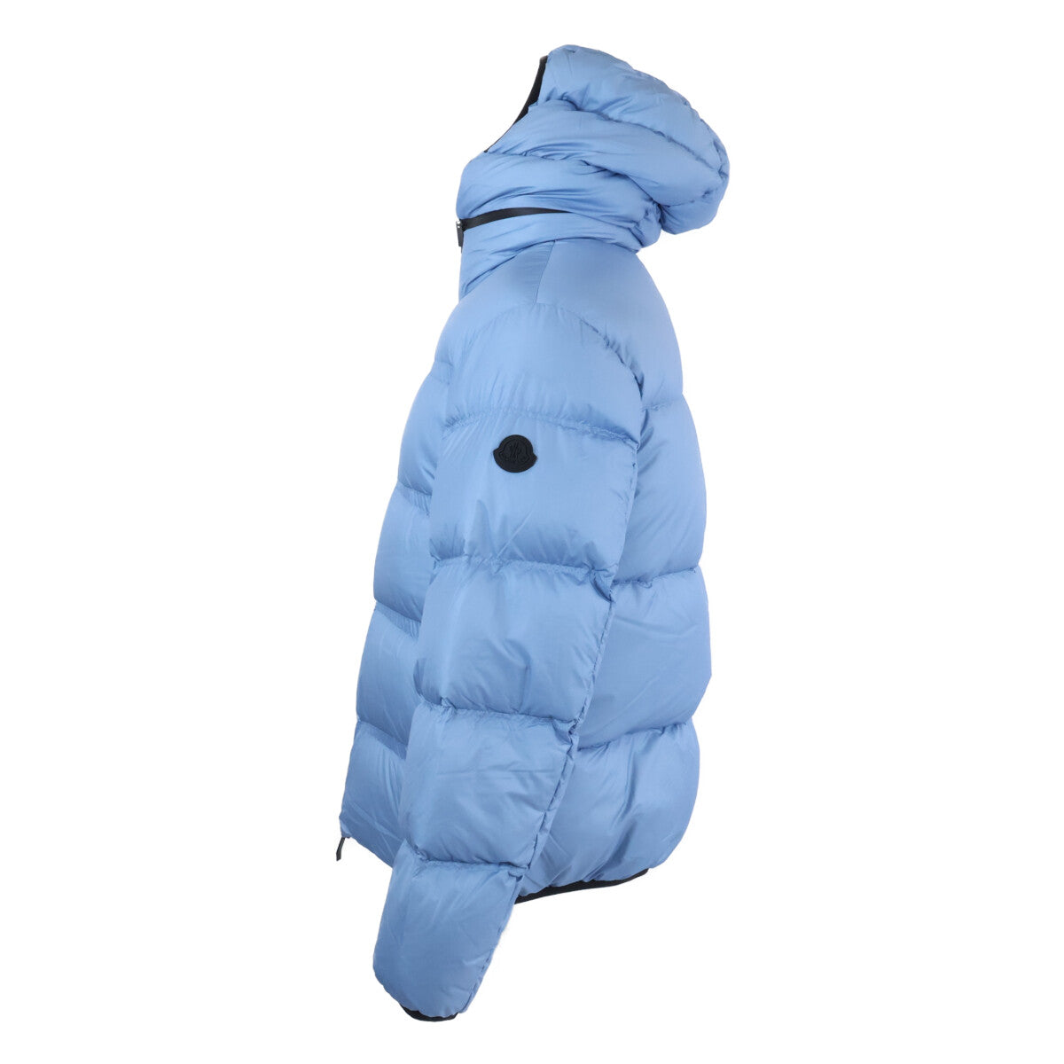 MONCLER MASAC Hooded Down Jacket Blue Size 1