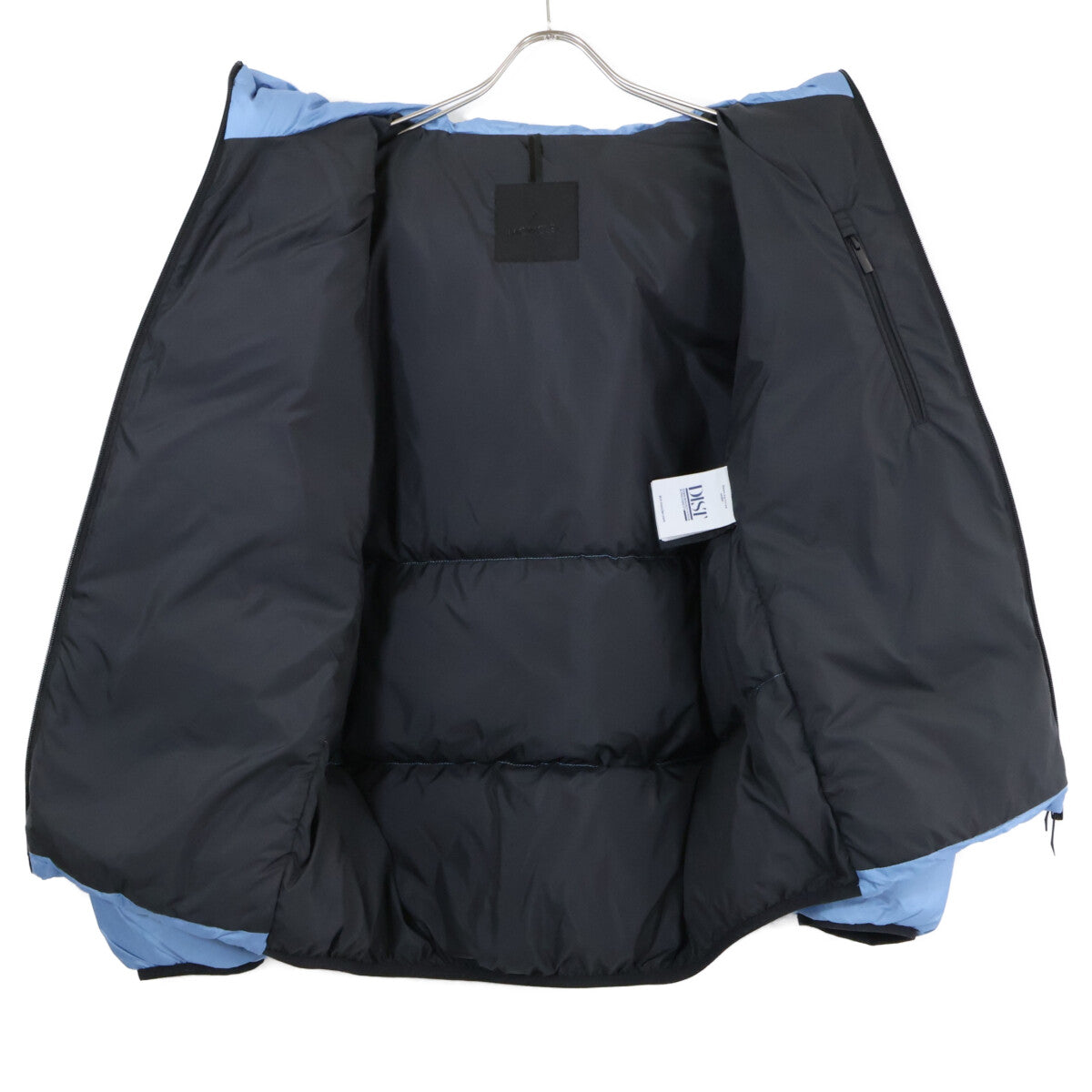 MONCLER MASAC Hooded Down Jacket Blue Size 1