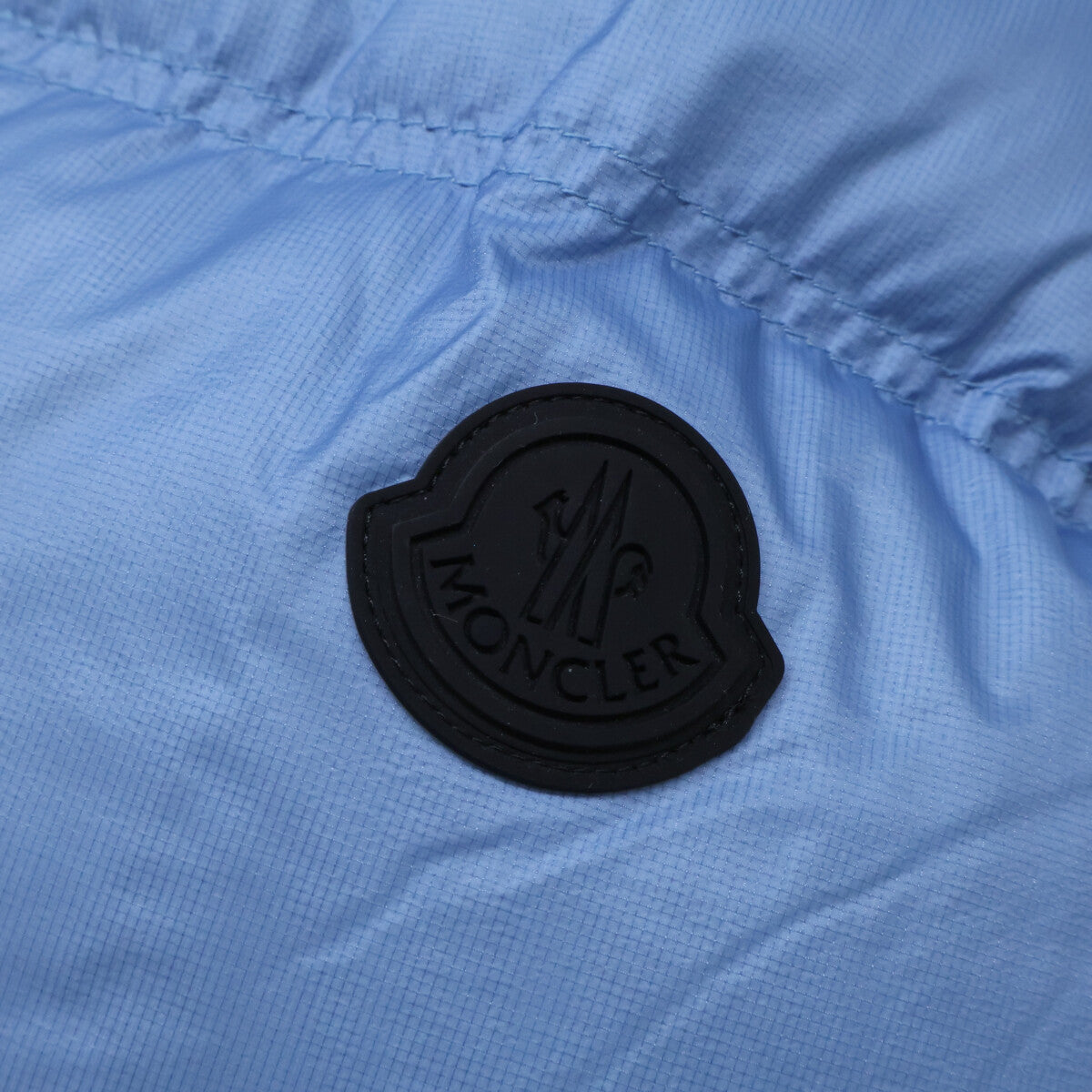 MONCLER MASAC Hooded Down Jacket Blue Size 1