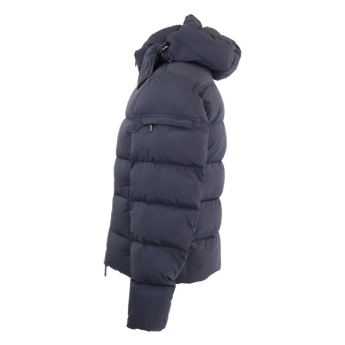 MOORER BRETT-SKT Acqua Proof Hooded Down Jacket Navy Size 44