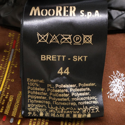 MOORER BRETT-SKT Acqua Proof Hooded Down Jacket Navy Size 44