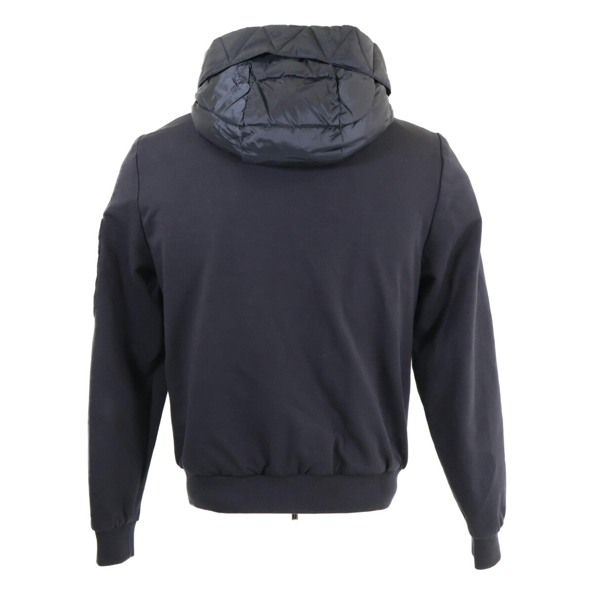 MOORER DOGE-SHF Hooded Hybrid Down Jacket Dark Navy Size 44