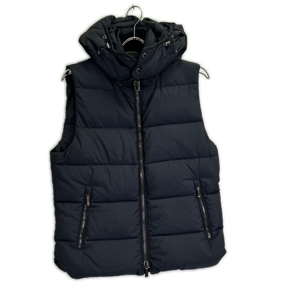MOORER FIRE-WK Hooded Down Vest Navy Size 46