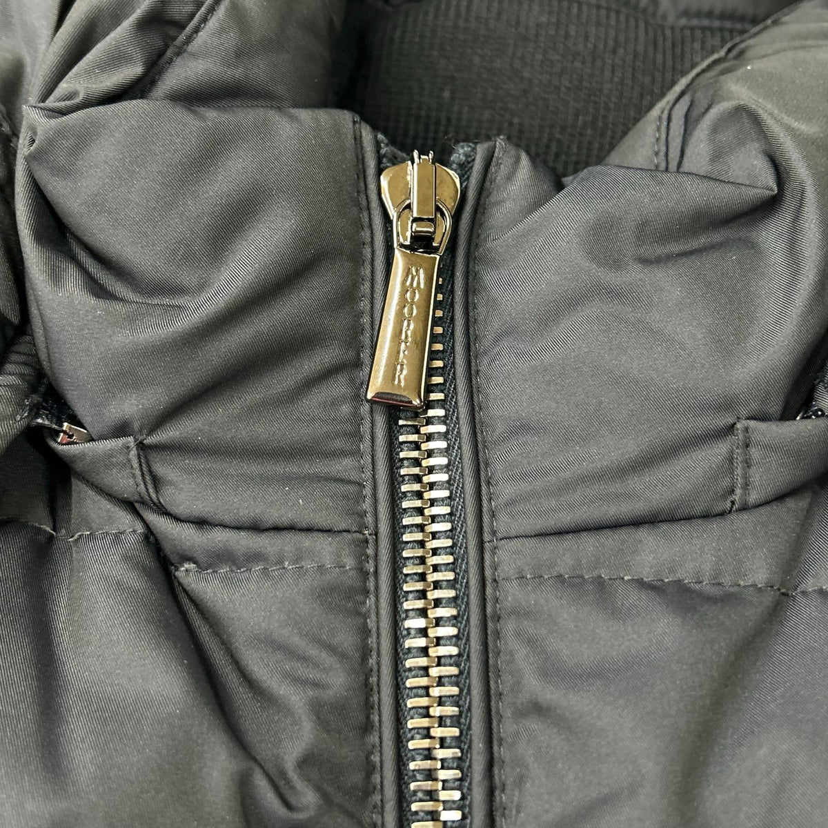 MOORER FIRE-WK Hooded Down Vest Navy Size 46