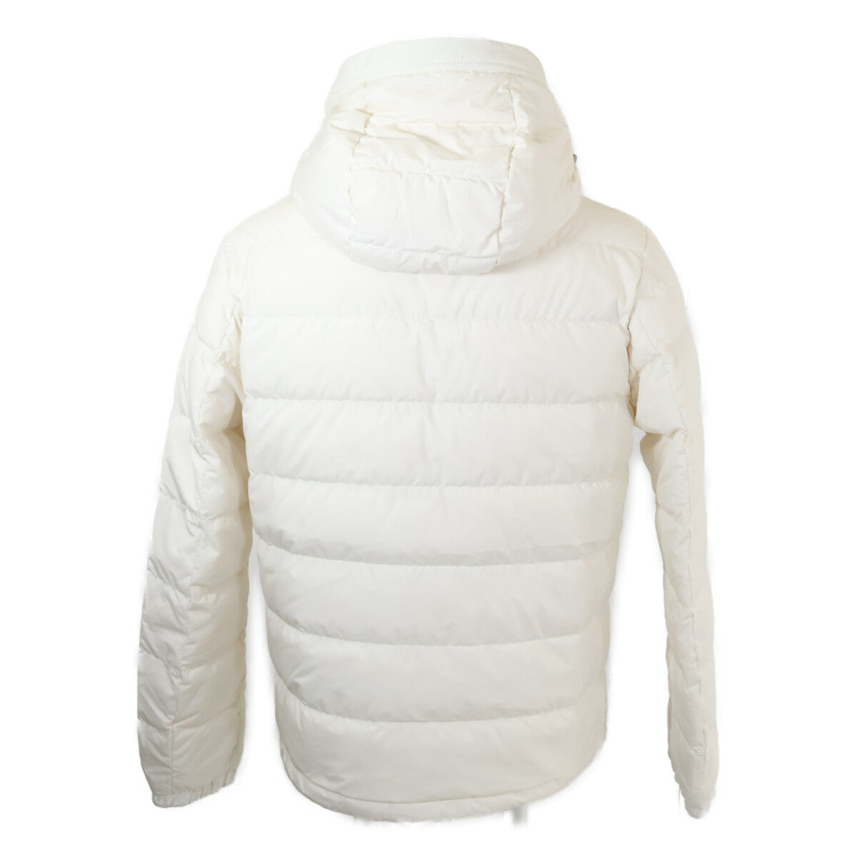 MONCLER LAVERAET Hooded Down Jacket White Size 1