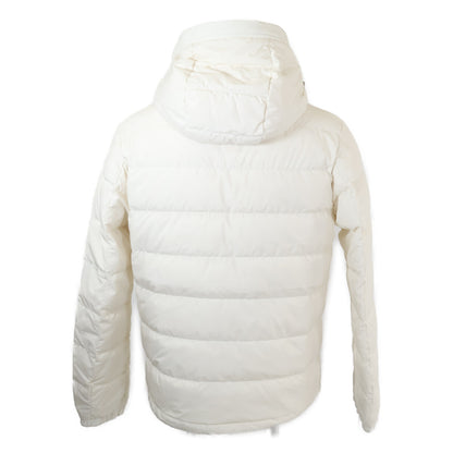 MONCLER LAVERAET Hooded Down Jacket White Size 1