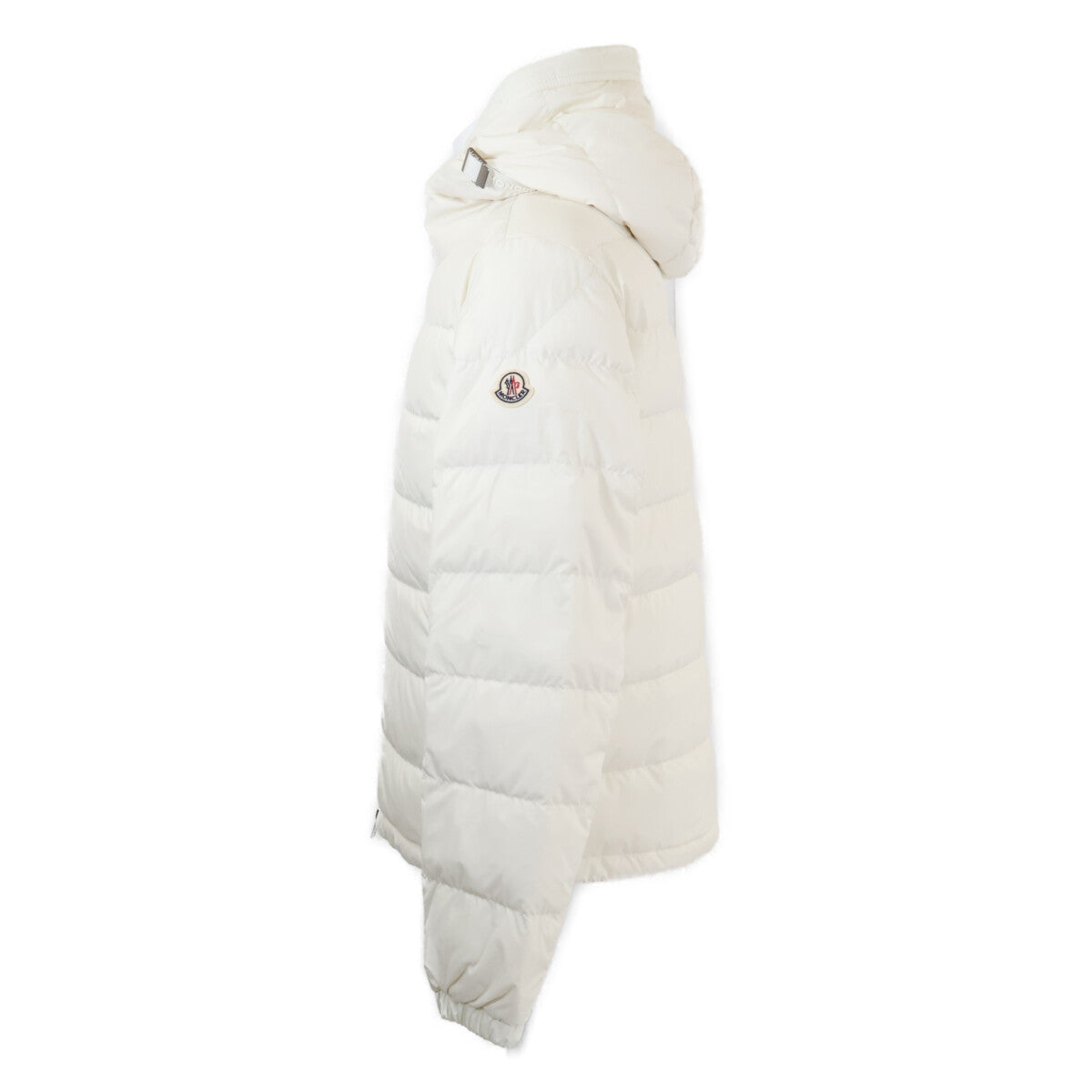 MONCLER LAVERAET Hooded Down Jacket White Size 1