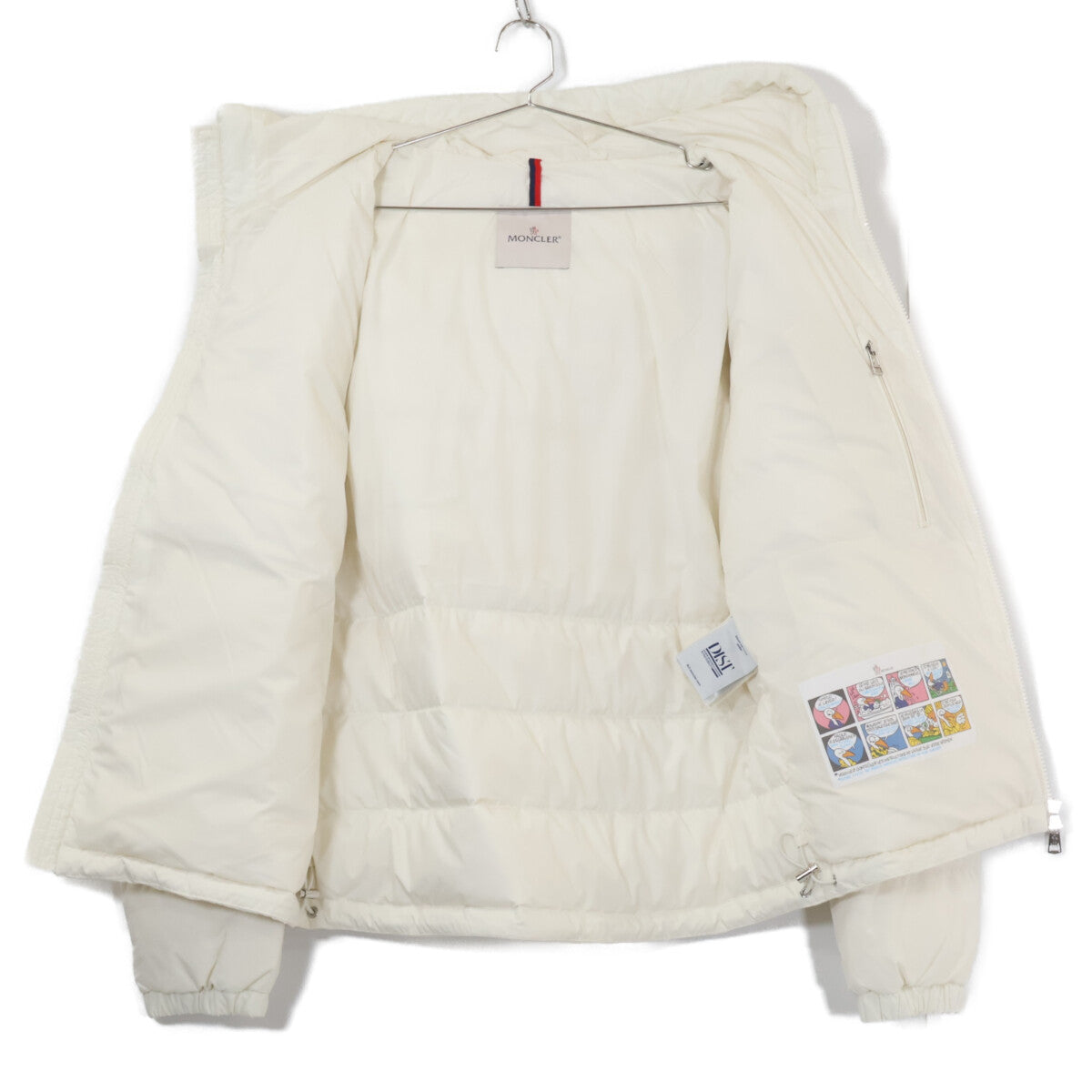 MONCLER LAVERAET Hooded Down Jacket White Size 1