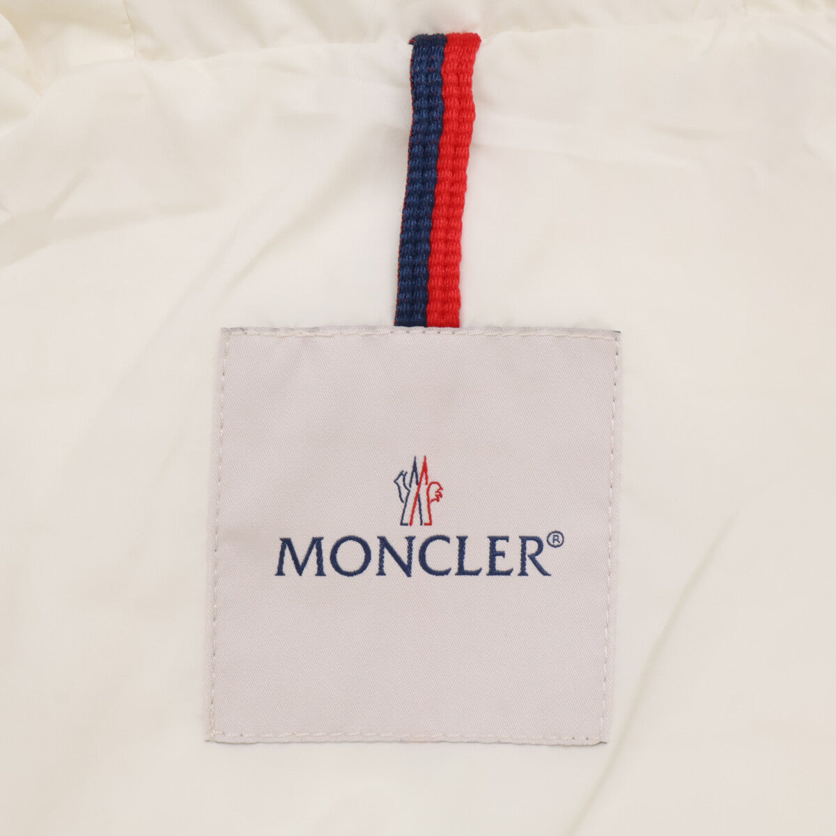 MONCLER LAVERAET Hooded Down Jacket White Size 1