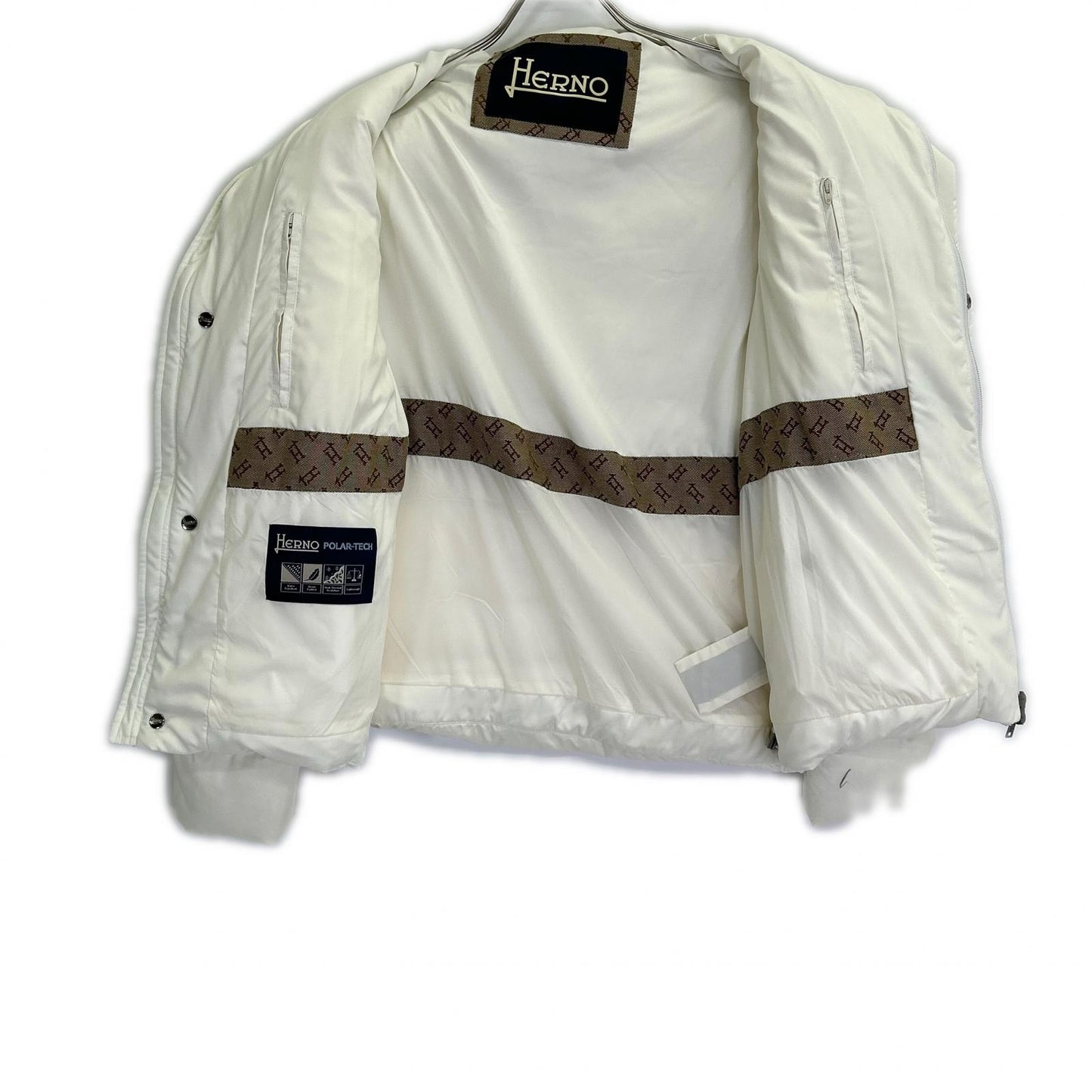 HERNO White Water Repellent Polyester Down Blouson Size 46