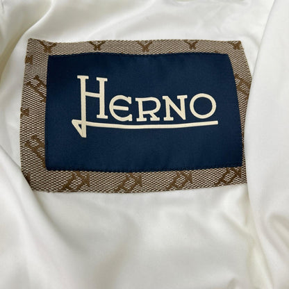 HERNO White Water Repellent Polyester Down Blouson Size 46