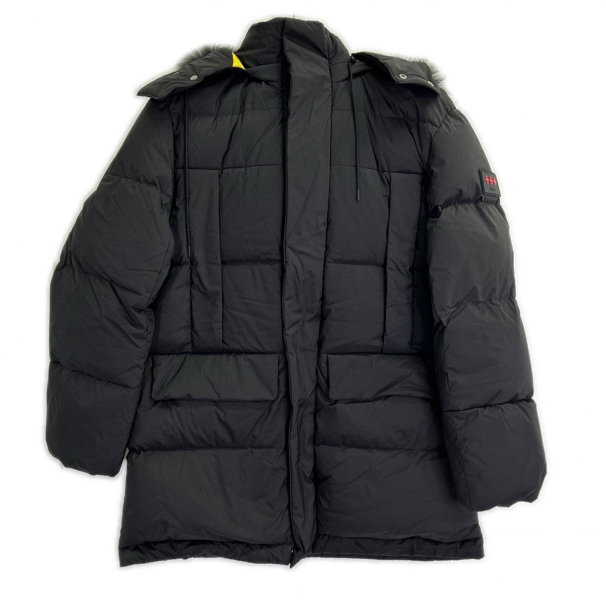 TATRAS Polish Racoon Fur Hooded Down Coat Black Size 01