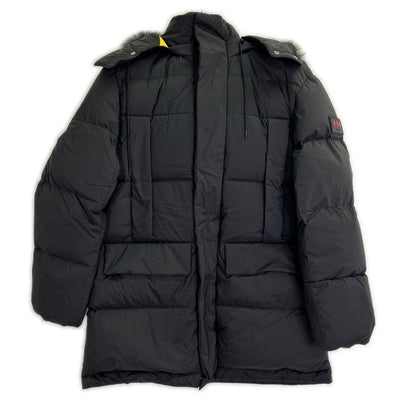 TATRAS Polish Racoon Fur Hooded Down Coat Black Size 01