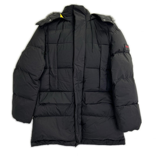 TATRAS Polish Racoon Fur Hooded Down Coat Black Size 01