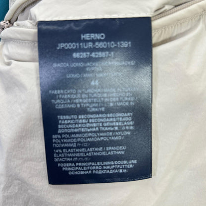 HERNO Resort Coupled Knit Effect Down Jacket Size 44