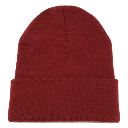 LOVE EAR ART Bordeaux Embroidered Beanie Size ONE SIZE