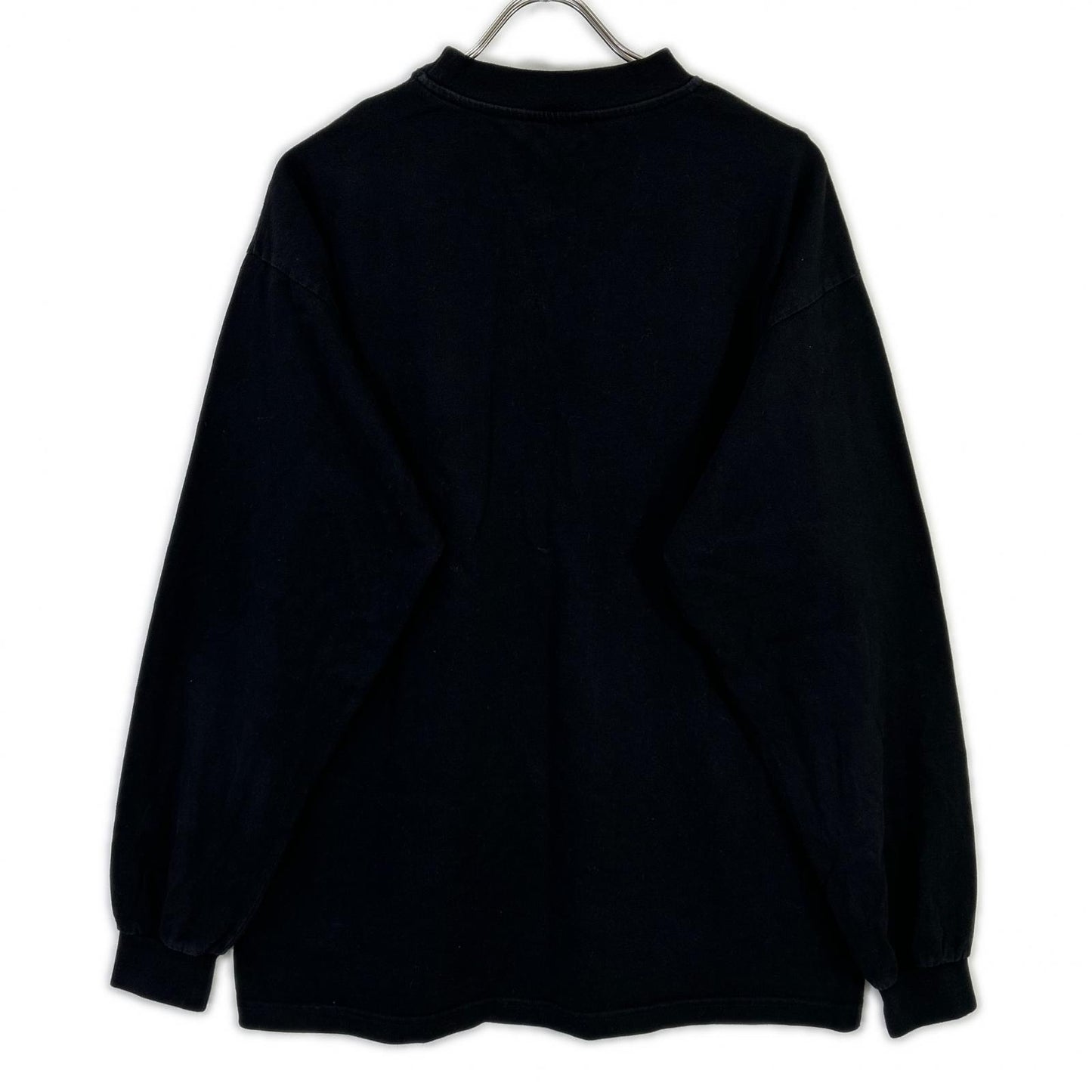 BALENCIAGA Black Slime Logo Oversized T-Shirt Size XS
