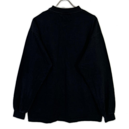 BALENCIAGA Black Slime Logo Oversized T-Shirt Size XS